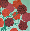 Bauernrosen; 40x40 cm; EUR 80,-; Profil: Gitta;