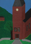 Kirche; 50 x 70 cm; EUR 125,-; Profil: Gitta;
