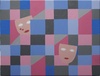 Maske in blau; 30 x 40 cm; EUR 55,-; Profile: Gitta;