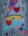 Schultüte; 40 x 50 cm; EUR 65,-; Profile: Gitta;