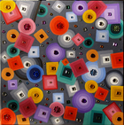 Knöpfe
40x40 cm