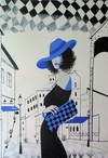 Stadtbummel; 50 x 70 cm; Profile: Gitta;